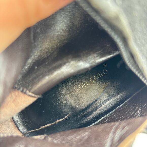 Roberto Del Carlo Suede Buckle High Boots Women's 38 Made in Italy - Picture 8 of 13